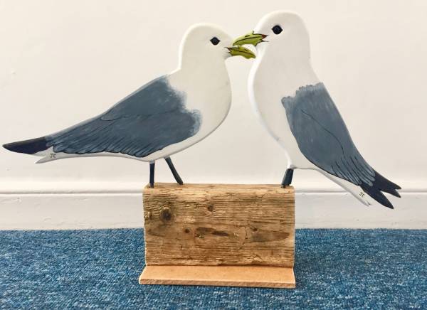 - a , wood Sculpture by John Comley, measuring 38 x 56 cm (H x W) £220